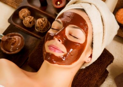 Čokoládová masáž obličeje a dekoltu